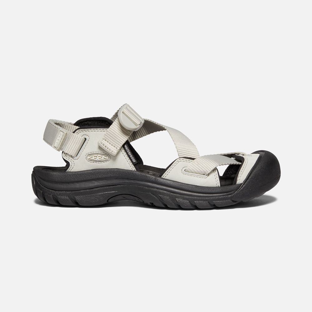 Sandalias Keen Mexico Plateados/Negros - Mujer Zerraport Ii - IF0873926